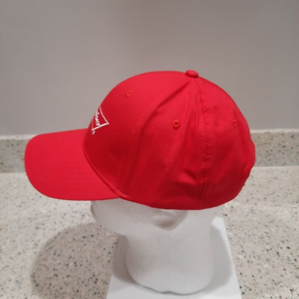 Budweiser Red Ball Cap Hook And Loop Adjustable N… - image 4